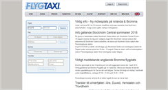 Desktop Screenshot of flygtaxi.se